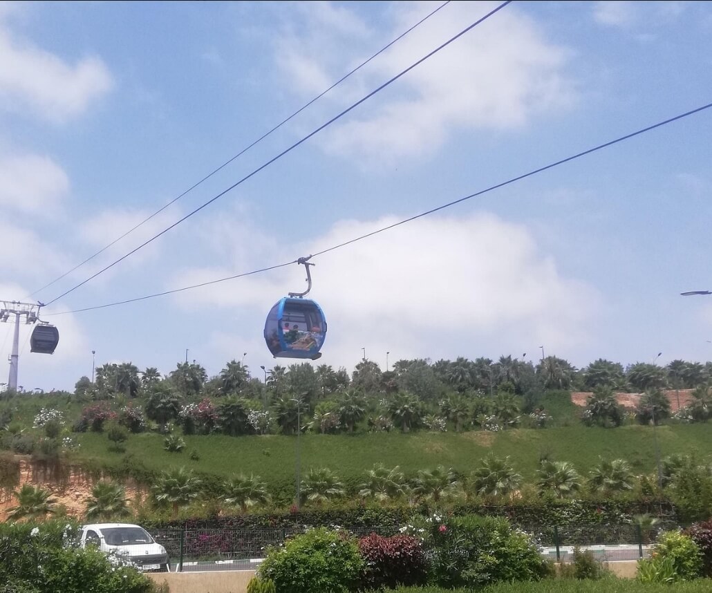 Kasbah Agadir vue du télésiège