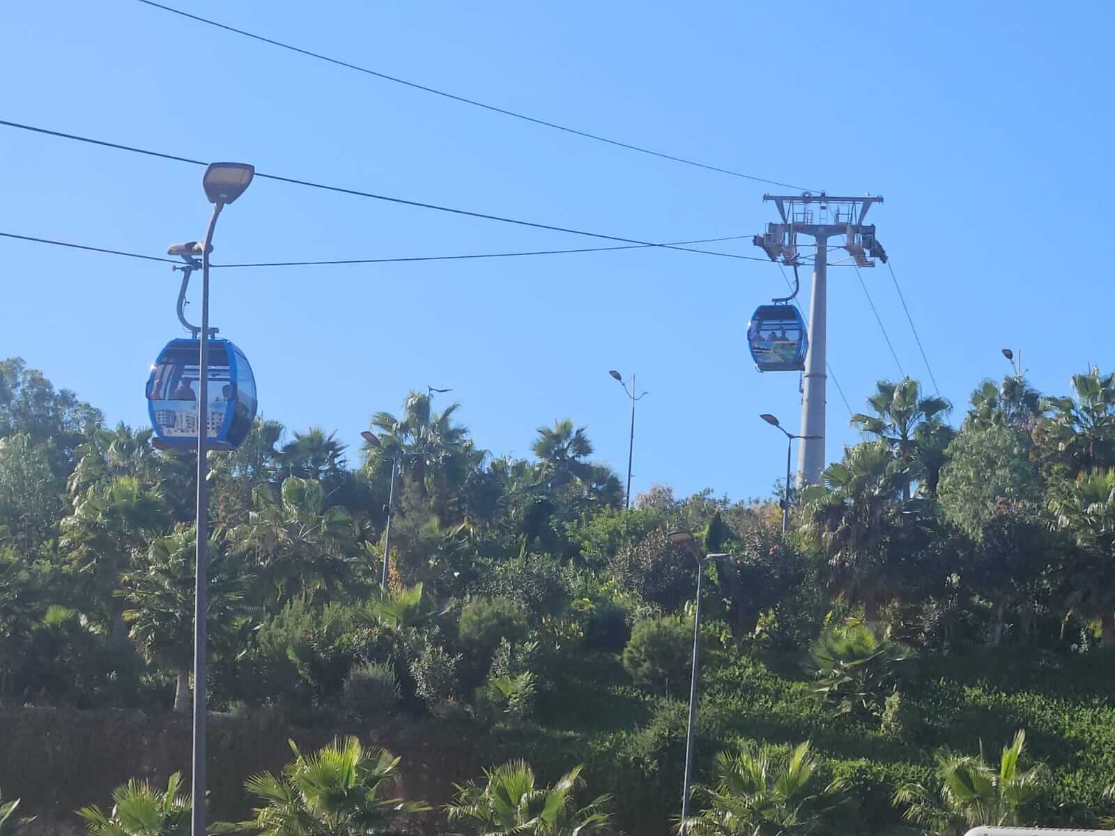 Téléphérique Agadir vue nocturne