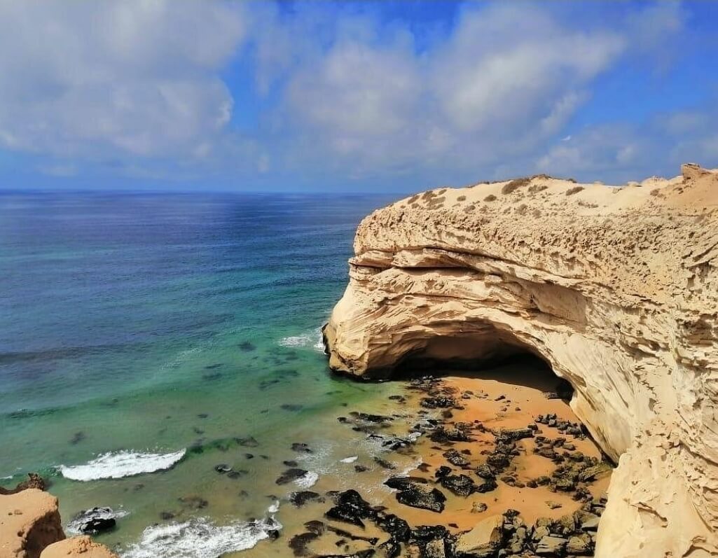 Dunes de Timlaline face à l’océan